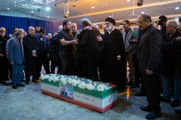 مراسم خاکسپاری شهید کمال خرازی