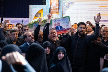 مراسم خاکسپاری شهید کمال خرازی