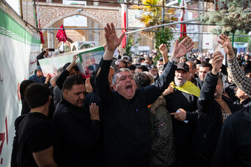 مراسم خاکسپاری شهید کمال خرازی