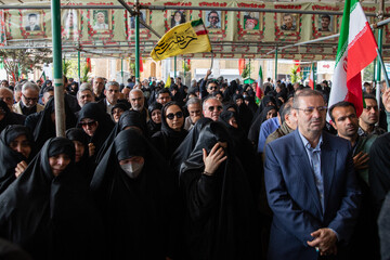 مراسم خاکسپاری شهید کمال خرازی