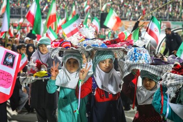 مراسم اربعین رهبر شهید و شهدای جنگ رمضان قائمشهر