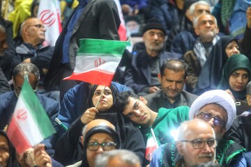 مراسم چهلم رهبر شهید انقلاب و شهدای جنگ رمضان - قائمشهر