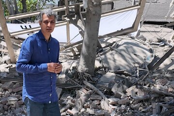 بازدید عادل فردوسی‌پور از دانشگاه صنعتی شریف