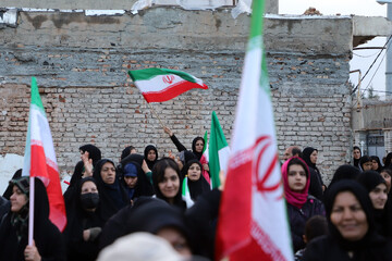 مراسم یادبود محله مسکونی چقاگلان کرمانشاه