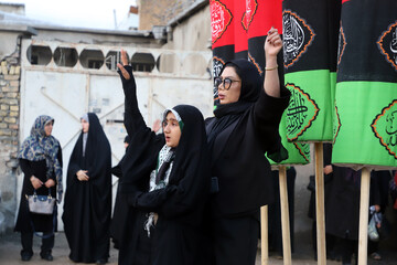 مراسم یادبود محله مسکونی چقاگلان کرمانشاه