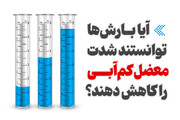 اینفوگرافیک/ آیا بارش‌ها توانستند شدت معضل کم‌آبی را کاهش دهند؟