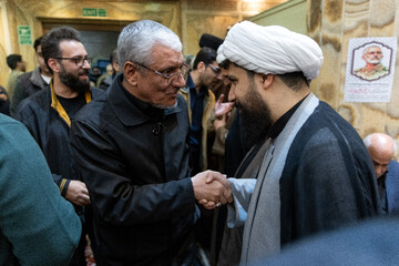 سردار طلایی‌نیک، سخنگوی وزارت دفاع در مراسم بزرگداشت چهلمین روز شهادت سرلشکر شهید محمد شیرازی، رئیس دفتر فرماندهی کل قوا