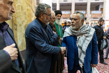 سردار قربانی در مراسم بزرگداشت چهلمین روز شهادت سرلشکر شهید محمد شیرازی، رئیس دفتر فرماندهی کل قوا