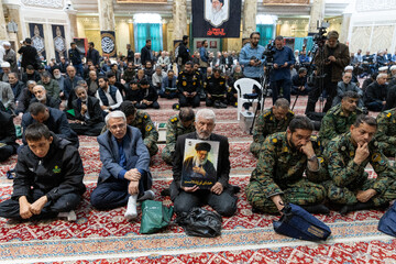 مراسم بزرگداشت چهلمین روز شهادت سرلشکر شهید محمد شیرازی، رئیس دفتر فرماندهی کل قوا