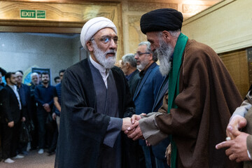 مصطفی پورمحمدی در مراسم بزرگداشت چهلمین روز شهادت سرلشکر شهید محمد شیرازی، رئیس دفتر فرماندهی کل قوا