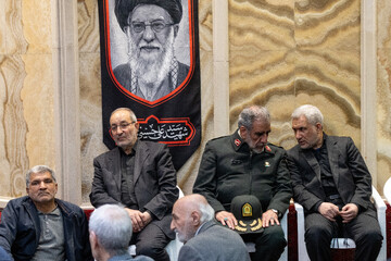 مراسم بزرگداشت چهلمین روز شهادت سرلشکر شهید محمد شیرازی، رئیس دفتر فرماندهی کل قوا