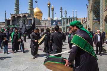 عزاداری شهادت امام جعفر صادق(ع) - حرم حضرت فاطمه معصومه(س)