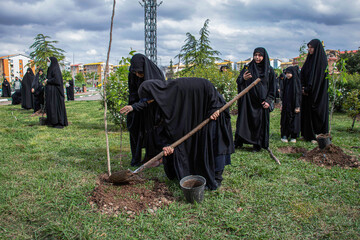مشارکت حج و زیارت سمنان در پویش کاشت ۴۰ هزار نهال مثمر به یاد شهدای جنگ رمضان 