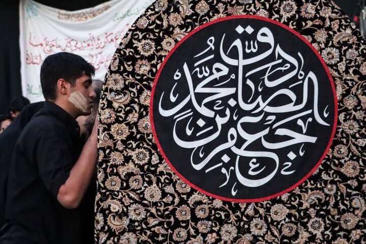 عزاداری مردم یزد در سوگ سالگرد شهادت امام جعفر صادق(ع)