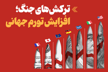 اینفوگرافیک/ ترکش‌های جنگ؛ افزایش تورم جهانی