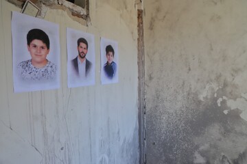 بازدید خبرنگاران ترکیه‌ای از منطقه مسکونی مورد اصابت قرار گرفته در جنگ رمضان - تبریز