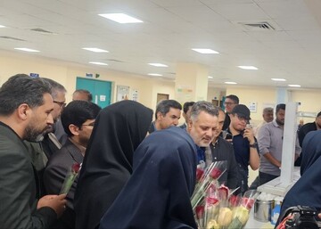 بازدید هیات دانشجویی فرهنگی وزارت بهداشت از بیمارستان حضرت ابوالفضل (ع) میناب