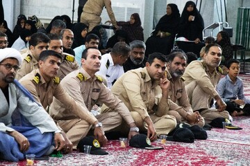 مراسم چهلم شهدای نیروی دریایی ارتش در بندرعباس