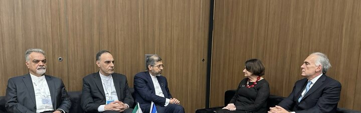رایزنی دیپلمات ارشد ایرانی با معاون دبیرکل سازمان ملل متحد رایزنی دیپلمات ارشد ایرانی با معاون دبیرکل سازمان ملل متحد