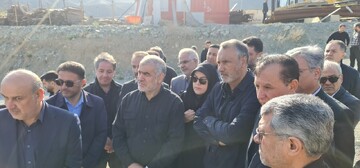 بازدید اعضای کمیسیون عمران مجلس از پل «بی ۱»