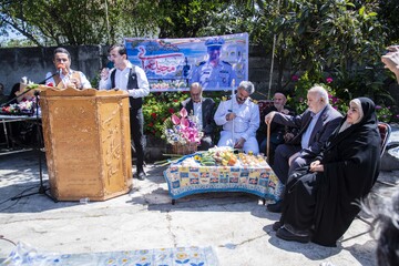 مراسم استقبال از «قهرمان بازمانده ناوشکن دنا»