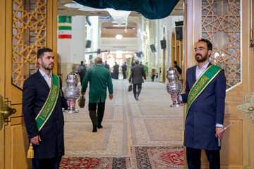 آیین خطبه خوانی خادمان حرم حضرت معصومه (س) - قم