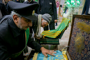 آیین خطبه خوانی خادمان حرم حضرت معصومه (س) - قم