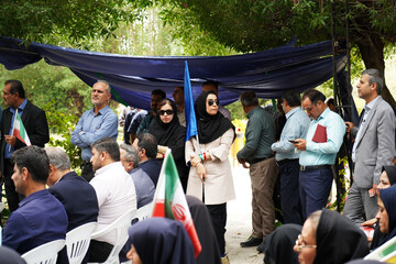 تجمع بزرگ دانشگاهیان در محکومیت جنایات آمریکایی صهیونیستی در حمله به دانشگاه ها
