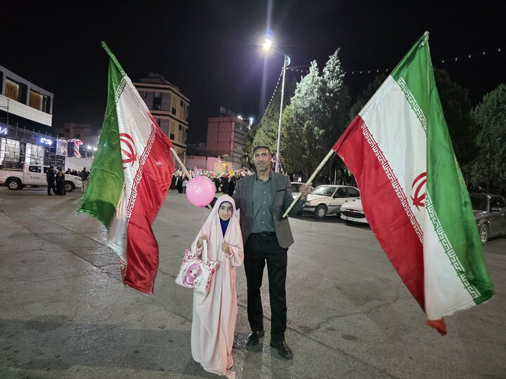 چهل و نهمین شب میدانداری کرمانی‌ها با رنگ و بوی دخترانه/ بانوان جان‌فدا سلاح به‌دست گرفتند