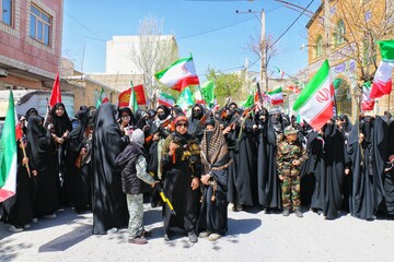 رژه دختران جان فدای ایران-همدان