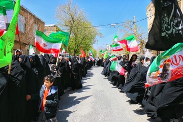 رژه دختران جان فدای ایران-همدان