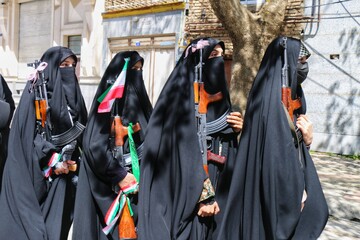 رژه دختران جان فدای ایران - همدان