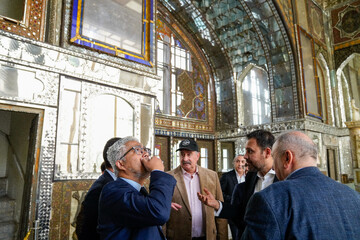 بازدید سفرا از مناطق آسیب دیده در جنگ رمضان
