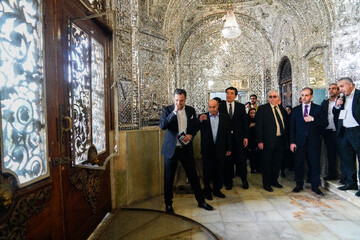 بازدید سفرا از مناطق آسیب دیده در جنگ رمضان