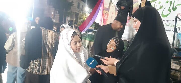 حضور و نقش فعال دختران ایرانزمین در تجمعات شبانه دفاع از کشور