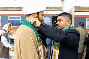 مراسم استقبال از کاروان خادمان رضوی - کرمان