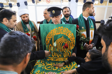 مراسم استقبال از کاروان خادمان رضوی - کرمان