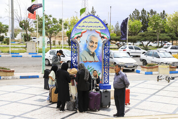 مراسم استقبال از کاروان خادمان رضوی - کرمان