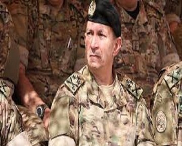 تأکید فرمانده ارتش لبنان بر پس گرفتن هر وجب از خاک تحت اشغال صهیونیست‌ها