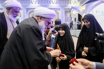 بزرگداشت شهدای مدرسه شجره طیبه میناب - حرم مطهر رضوی