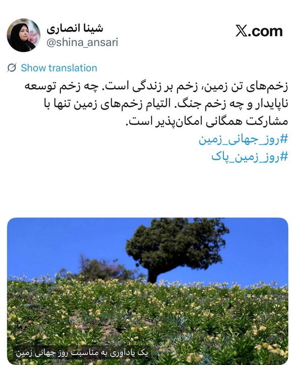 التیام زخمهای زمین با مشارکت همگانی