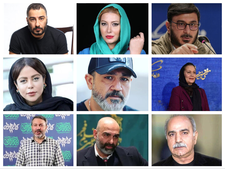جدیدترین واکنش‌های نوید محمدزاده، پرستویی، الهام اخوان، فریبا نادری و...