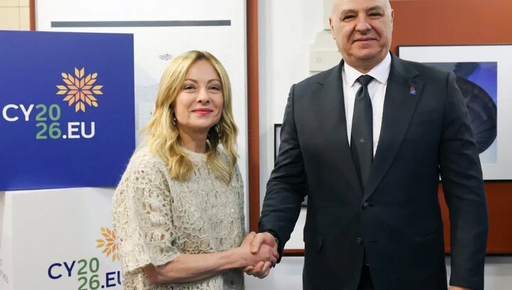 دیدار رئیس‌جمهور لبنان با نخست‌وزیر ایتالیا در قبرس