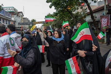 اجتماع بزرگ دختران جان فدای ایران - رشت