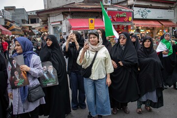 اجتماع بزرگ دختران جان فدای ایران - رشت