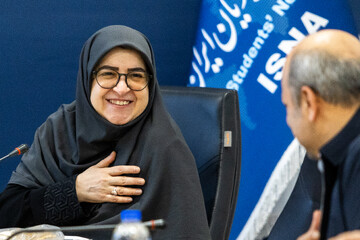 فاطمه مهاجرانی، سخنگوی دولت در شصتمین نشست هم‌اندیشی ارکان شورای اطلاع‌رسانی دولت