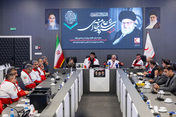 حضور سید رضا صالحی امیری، وزیر میراث فرهنگی و گردشگری در هلال احمر