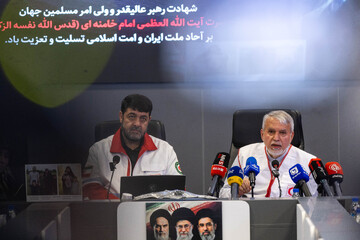 سید رضا صالحی امیری، وزیر میراث فرهنگی و گردشگری و پیرحسین کولیوند، رییس جمعیت هلال احمر 