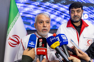 سید رضا صالحی امیری، وزیر میراث فرهنگی و گردشگری و پیرحسین کولیوند، رییس جمعیت هلال احمر 
