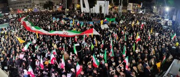 پنجاه و هفتمین حضور شبانه مردم ایلام در دفاع از ایران